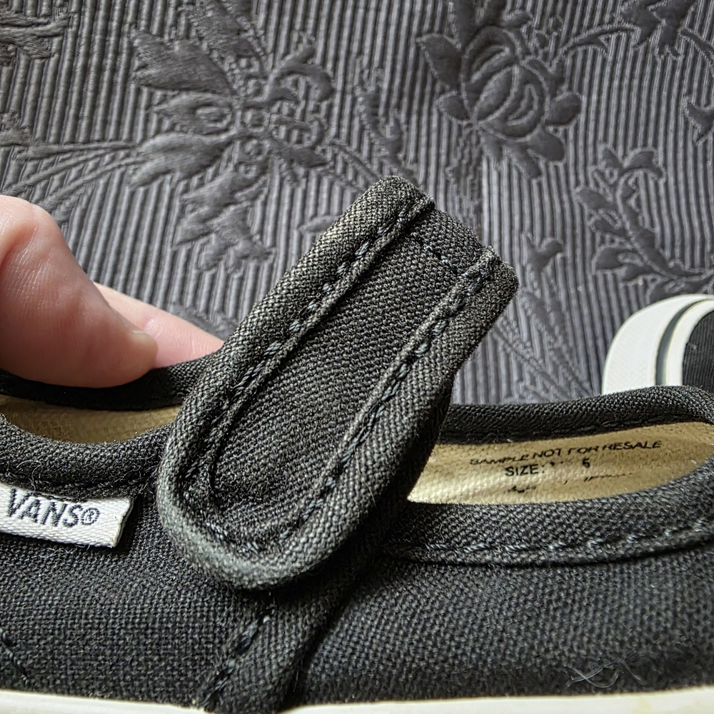Vans Kids Black Mary Jane Sneakers - Picture 5 of 5